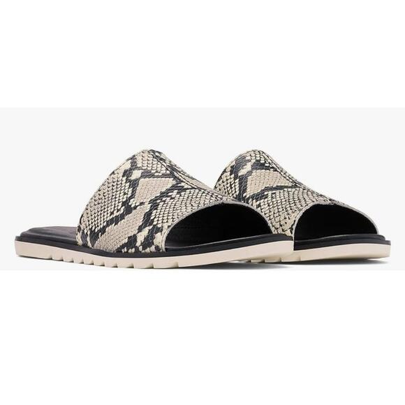 Sorel | Size: 8.5 | Ella II‎ Snakeskin Slide Sandal animal print comfort slip-on - Picture 1 of 5